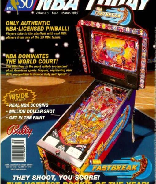 Buy Bally NBA Fastbreak Pinball Machine for Sale Online